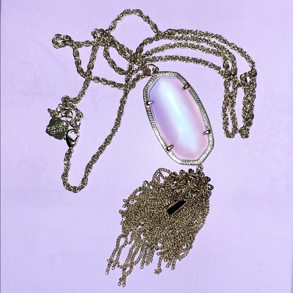 COPY - Clear Iridescent Rayne Necklace - Picture 1 of 3